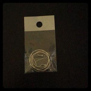 Never worn in bag cute hoop earrings